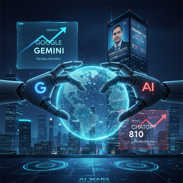 Yapay Zeka Savaşında Dev Sıçrama: Gemini 750 Milyon Sınırını Aştı 1 Yapay Zeka Savaşında Dev Sıçrama Gemini 750 Milyon Sınırını Aştı