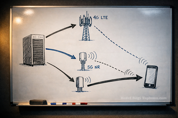 5G NSA ve SA: Türkiye’de Gerçek 5G’yi Kullanıyor musunuz? 2 5G NSA Nedir ve Nasil Calisir
