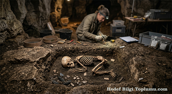 Fransa’daki Kazıda Ortaya Çıkan 40 Bin Yıllık Neandertal Mezarı Fransa’daki Kazıda Ortaya Çıkan 40 Bin Yıllık Neandertal Mezarı