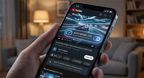 YouTube Otomatik Hız Özelliği ile Video İzleme Alışkanlığı Değişiyor YouTube Otomatik Hız Özelliği ile Video İzleme Alışkanlığı Değişiyor
