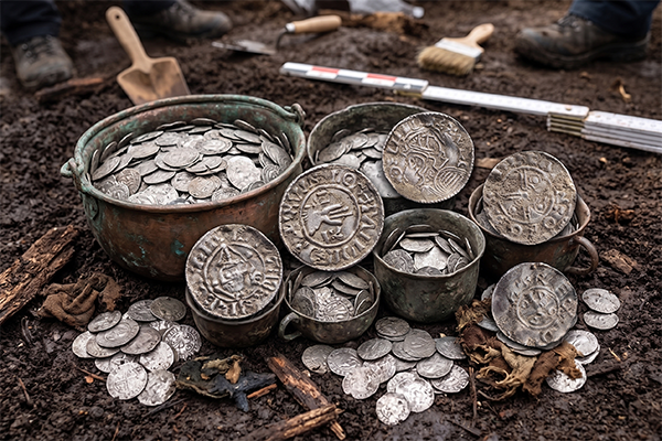 Norveç’te 3 Bin Gümüş Sikkeyle Viking Tarihinin En Büyük Definesi Bulundu Norveç’te 3 Bin Gümüş Sikkeyle Viking Tarihinin En Büyük Definesi Bulundu
