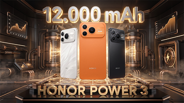 Honor Power 3 12.000 mAh Batarya ve Dimensity 8600 İle Rekor Kırıyor