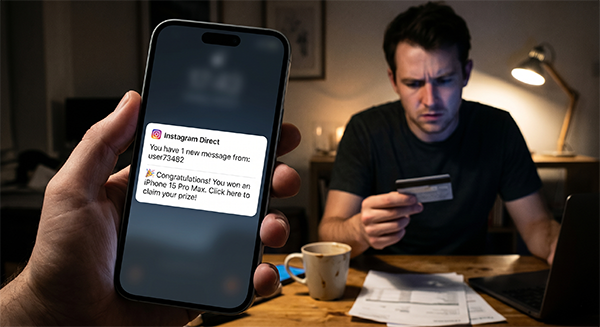 Instagram Çekiliş Dolandırıcılığı Instagram Çekiliş Dolandırıcılığı
