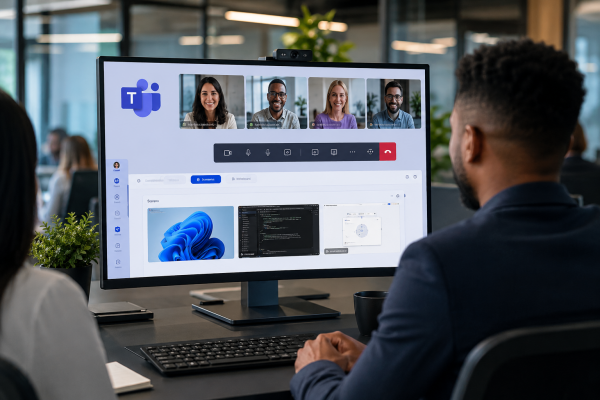 Microsoft Teams toplantı arayüzü
