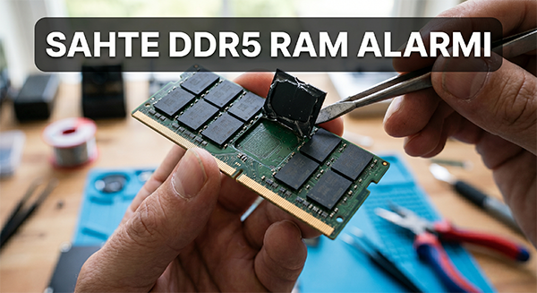 Sahte DDR5 RAM Alarmı Sahte DDR5 RAM Alarmı