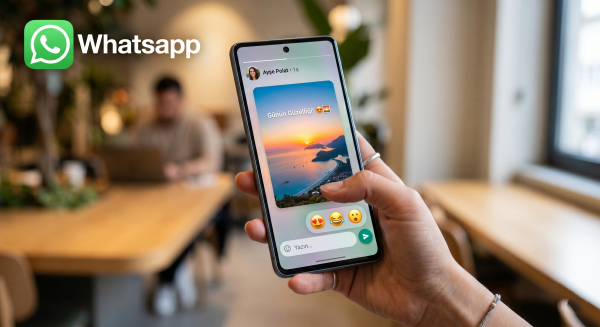 WhatsApp Durumlara Hızlı Emoji Tepkileri 