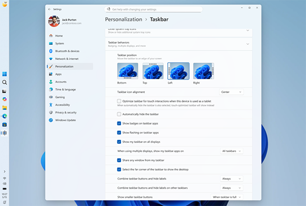 Windows 11 görev çubuğu Windows 11 görev çubuğu