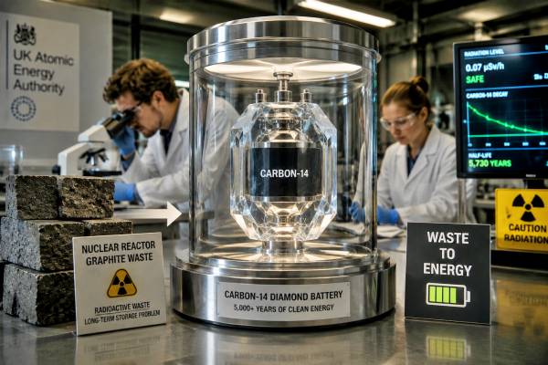 Karbon-14 Elmas Pil Teknolojisi