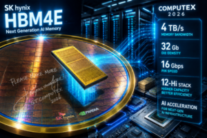 SK Hynix HBM4E Tanıtıldı: 4 TB/s Bant Genişliği ve 32 Gb Yoğunlukla Yapay Zeka Belleğinde Yeni Dönem